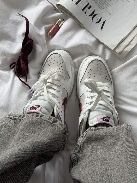 Buty Nike Dunk Low 'Sail Burgundy Crush'