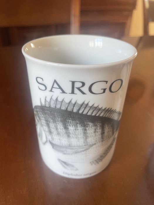 Conjunto 3 canecas motivos de pesca