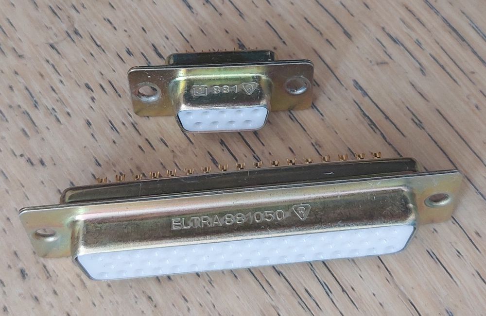 Разъёмы Eltra (Польша) 50pin и 9pin