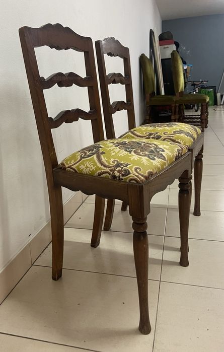 Conjunto de 2 cadeiras vintage/ retro