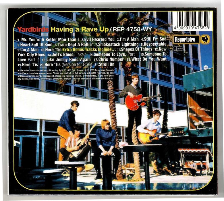 The Yardbirds - Having A Rave Up [CD] [Niemcy]