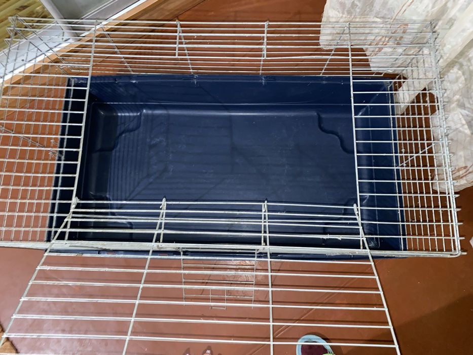 Клітка для кролика 100 100*53*46 см (синій піддон)