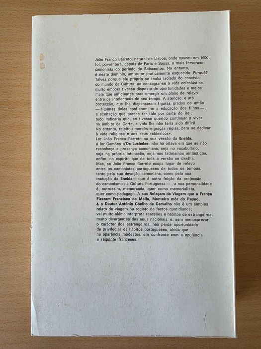 Livro "Eneida Portuguesa" de João Franco Barreto