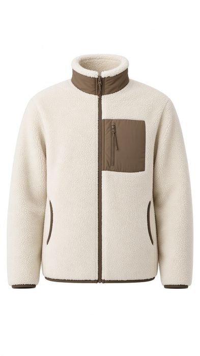 Bluza baranek ecru L