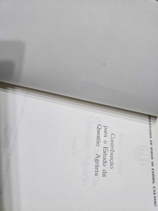 Contribuição para o Estudo da Questão Agrária - Álvaro Cunhal - 2 Vols