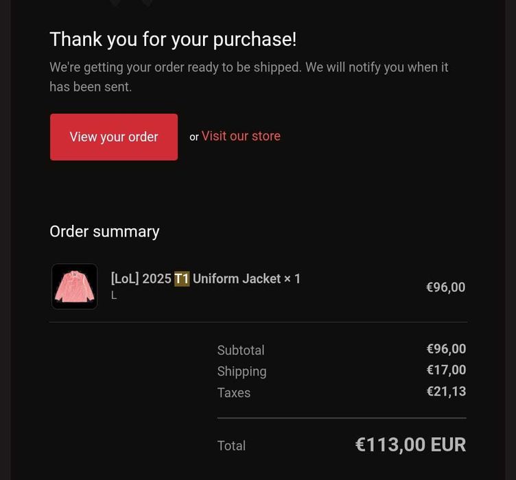 T1 Esports - Casaco L