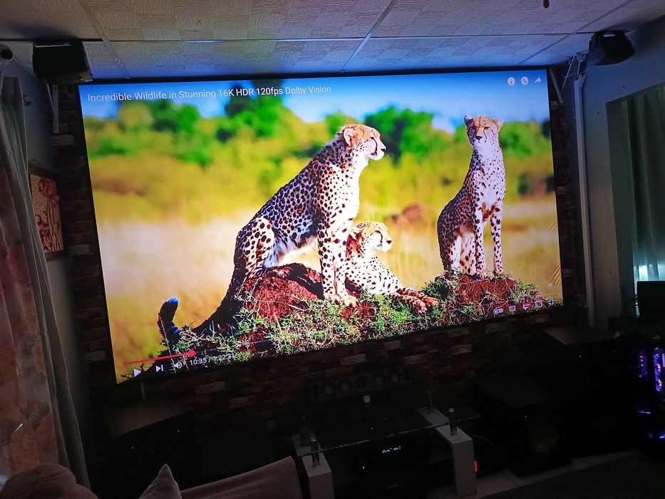 Ekran projekcyjny ramowy alr 120 cali wysokontrastowy black diamond