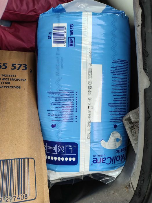 Fraldas MoliCare Premium Elastic L (grandes) - 5 pacotes