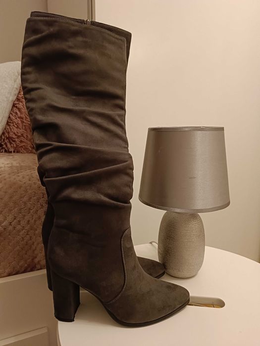 Kozaki  jesienno/wiosenne materiałowe