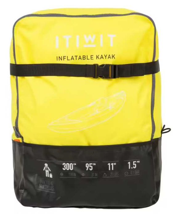 Kayak insuflável ITIWIT 1 + pagaia