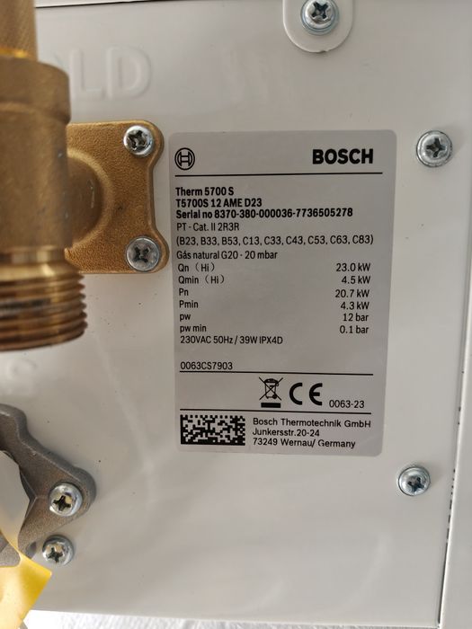 Esquentador Bosch Therm 5700S