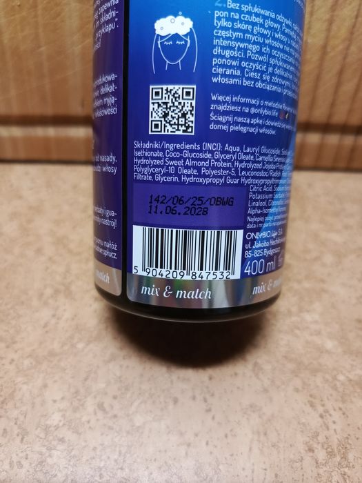 Onlybio szampon delikatny nowy