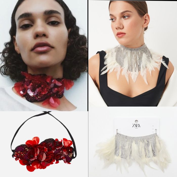 Розкішний новий чокер колье ожерелье на шию від zara