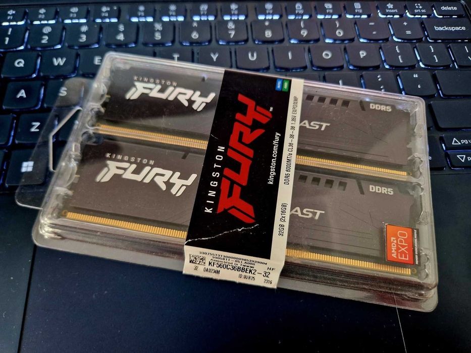 Pamięć Kingston Fury Beast DDR5 32GB 6000MHz CL36 KF560C36BBEK2-32