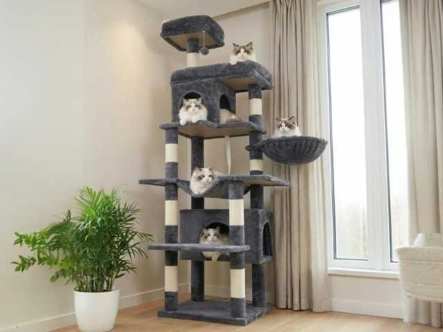 Drapak dla kota XXL NOWY Domek Apartament DUŻY 178cm Legowisko drzewko