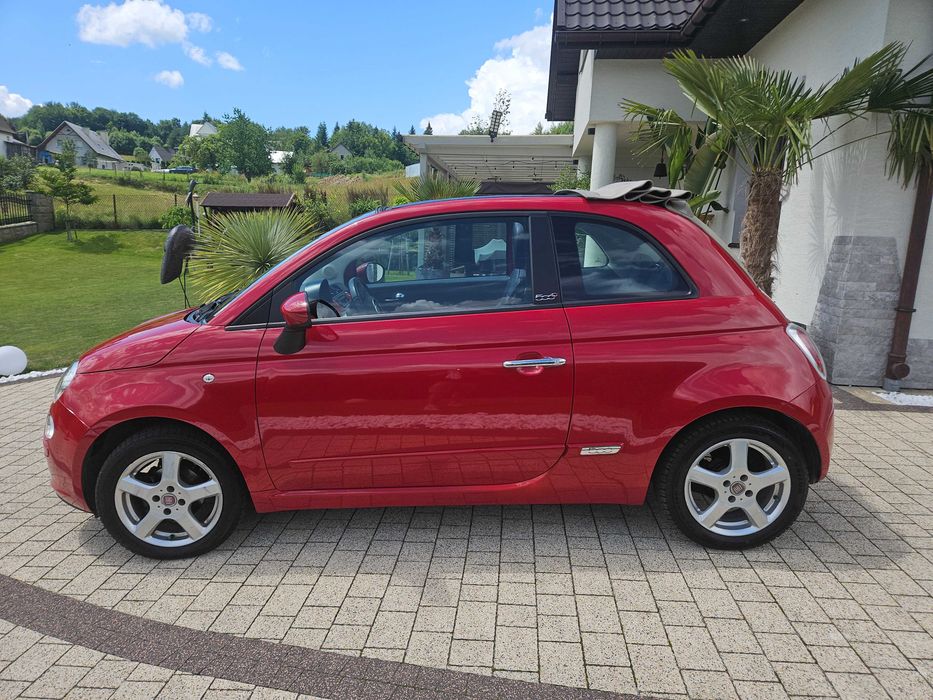 Fiat 500C 1.2 Benzyna 2013 Rok Cabrio