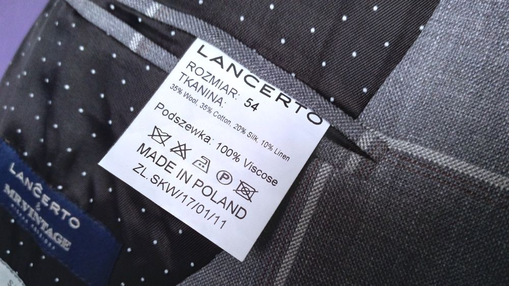 Marynarka Lancerto roz.54. JAK NOWA.