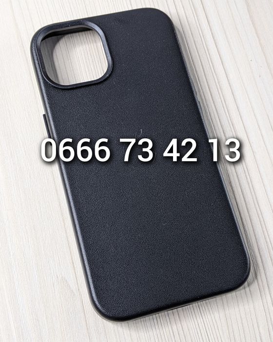 Чехол кожаный на iPhone 14 чохол шкіряний