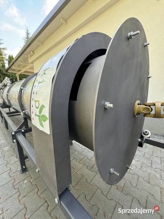 Suszarnia bebnowa do lisci ziół trocin