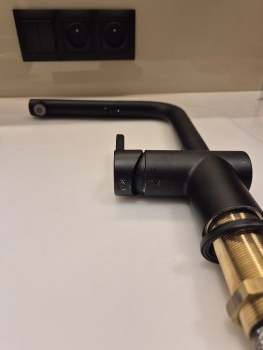 Bateria Franke Active L Pull-Out Spray Czarny Mat