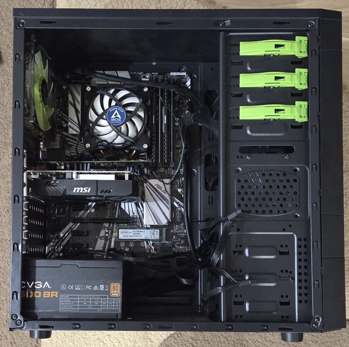 Ігровий ПК/i5-9600K/6×3,7-4,3/ram24/m2 256/Radeon RX 560