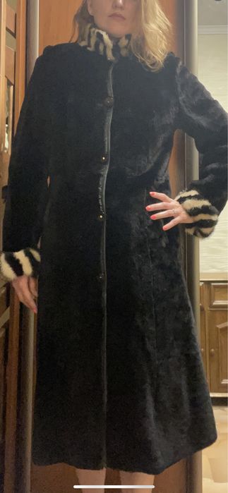 Шуба мутон/норка. М.