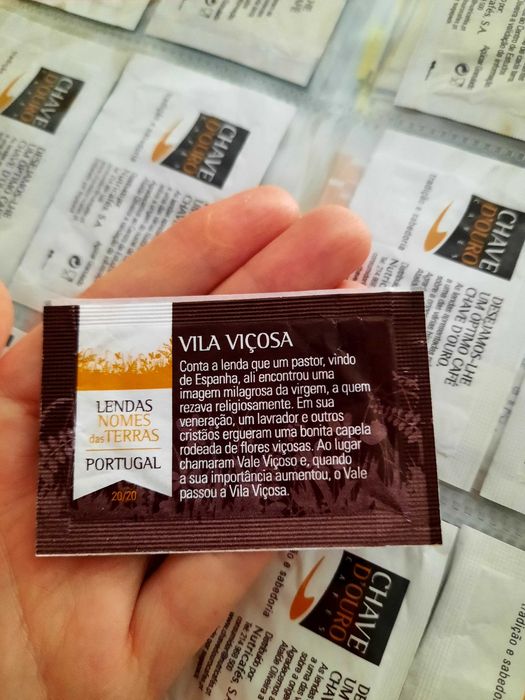 Pacotes de açúcar Chave D’Ouro – Lendas, Nomes das Terras