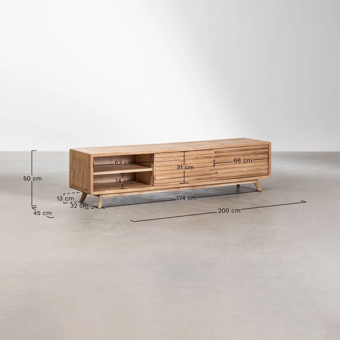 Móvel de TV de madeira - SKLUM - Como novo