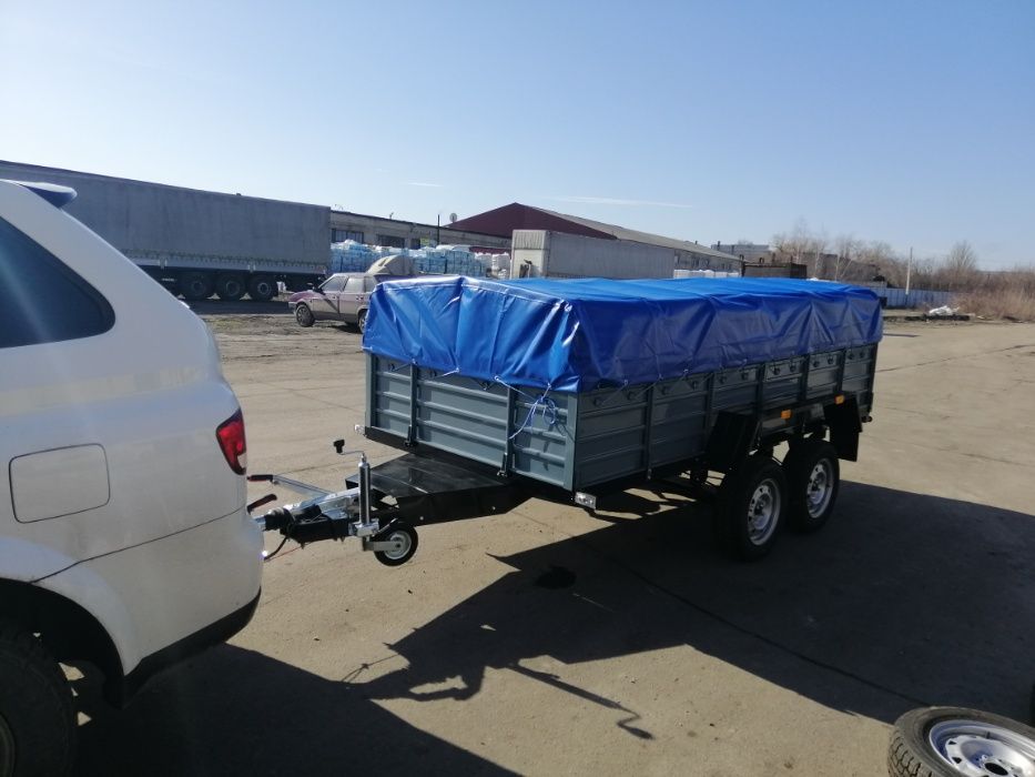 Прицеп Двухосний Гальмівний КРД 128 для легкового авто чи буса.