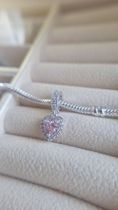 Charms Serduszko 925 do Pandory