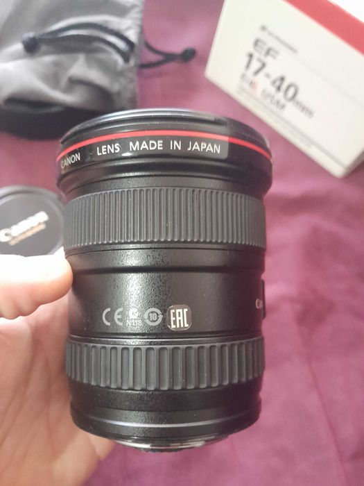 Objetiva Canon 17-40 f/4L USM