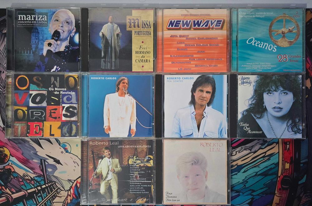 Lote CDs Música Portuguesa e Brasileira
