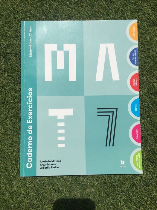 LOTE 8 Cadernos 7° Ano | Matemática, Inglês… | Excelente Estado