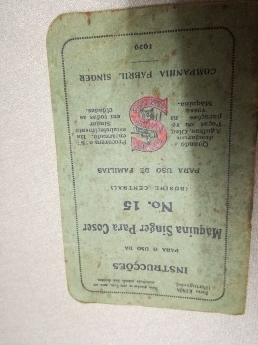 vendo máquina Singer antiga de 1929
