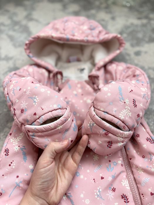 Демісезонний комбінезон на весну/осінь для дівчинки 74 розмір