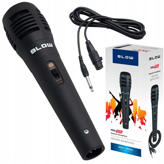Mikrofon dynamiczny wokalowy Blow PRM 203