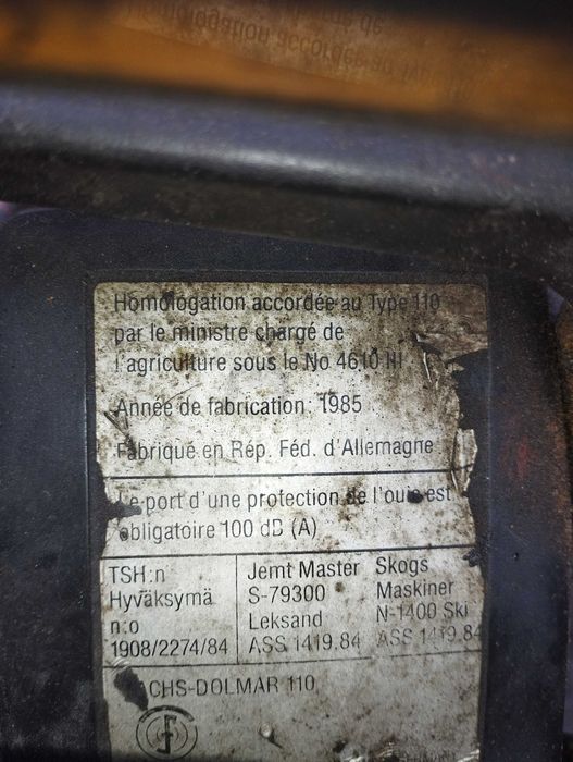 Piła,pilarka spalinowa dolmar(makita),(nie Stihl czy Husqvarna)