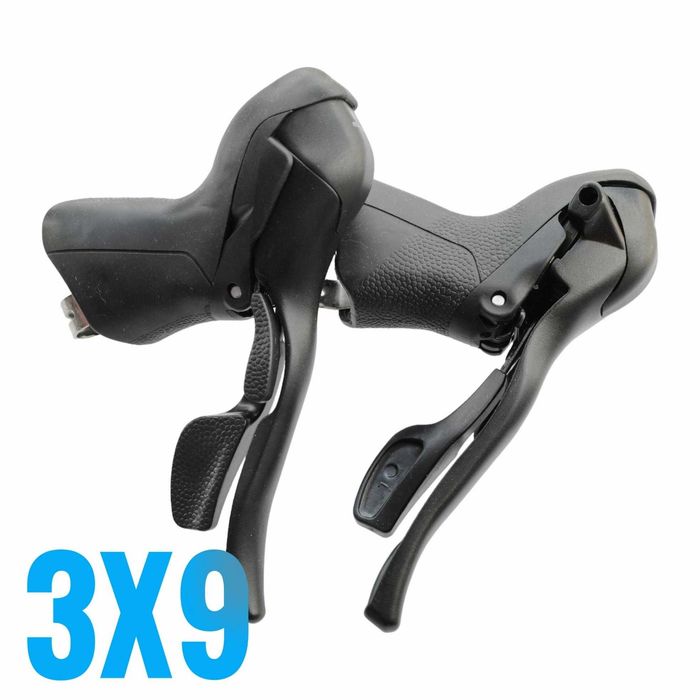 Nowe! MICRONEW 3x9 klamkomanetki manetki klamki szosowe microshift gravel manetka