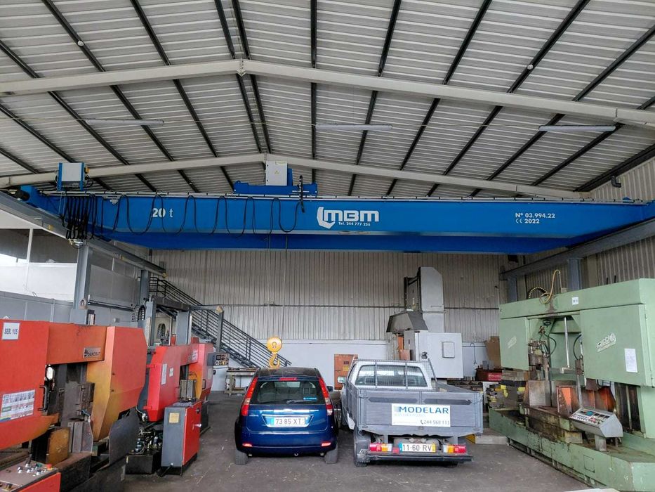 Ponte  rolante BIVIGA  20 toneladas  seminova  pouco  usada