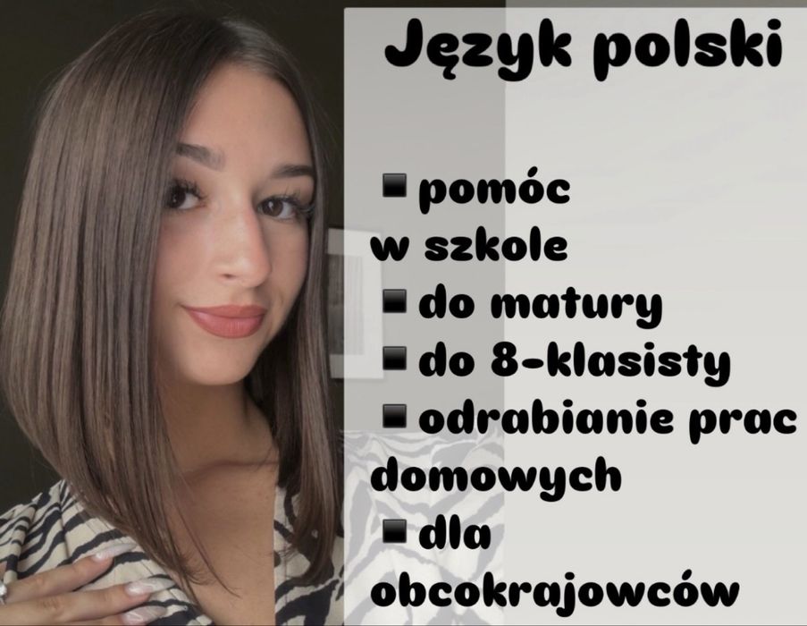 Jezyk polski koreptycje online, matura, ósmoklasisty, certyfikowany