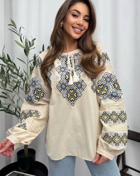 Вишита сорочка, вишиванка, рр С М Л