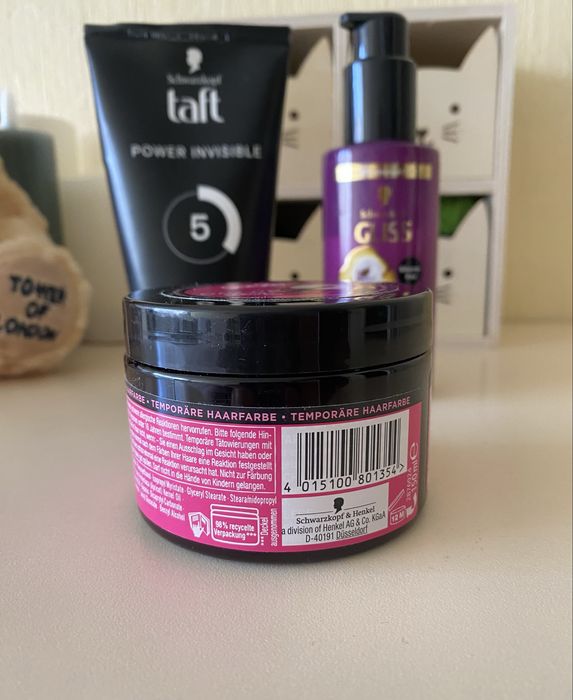 Набір маска, got2b, філер Gliss Kur, гель стайлінг Taft  з Німеччини