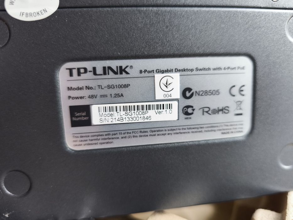 Свіч PoE TP-Link TL-SG1008P