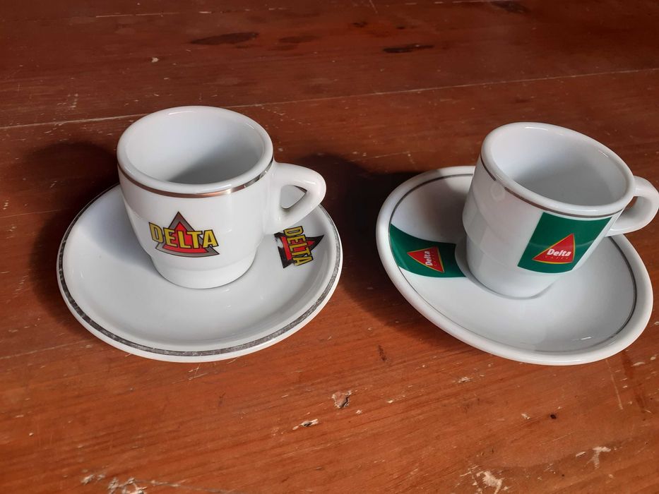 Chávenas de café Delta - Platina