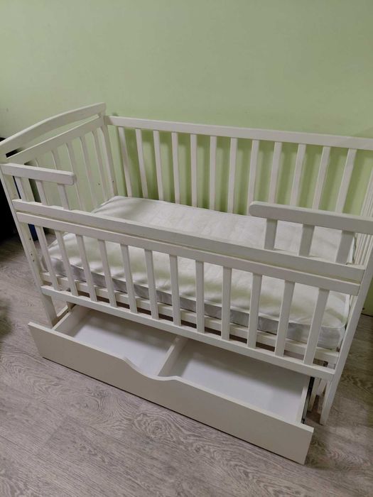 Дитяче ліжечко Deson Човник із шухлядою / Кам'янське