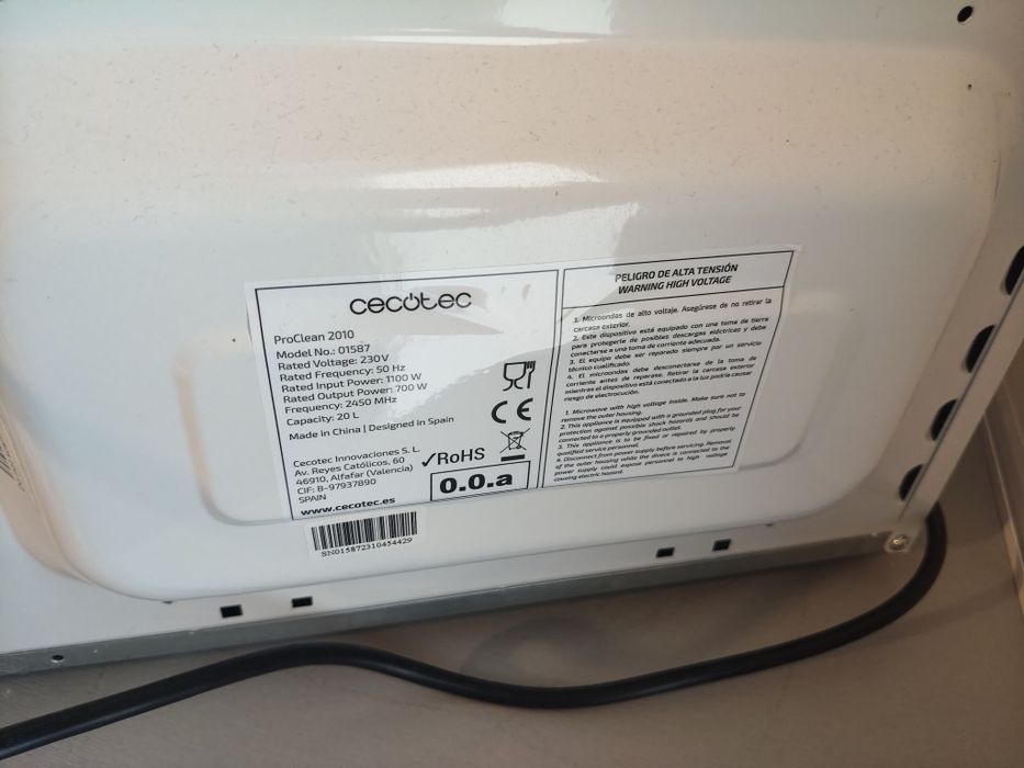 Micro ondas cecotec