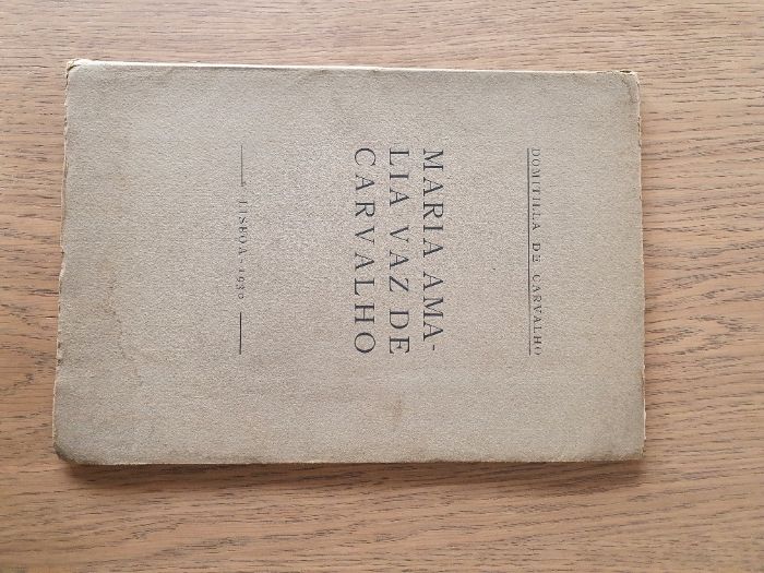 Livro Maria Amalia Vaz de Carvalho - Domitila de Carvalho