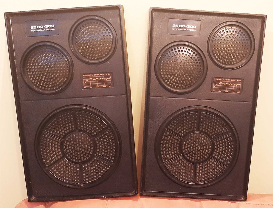 Передние панели колонок 25АС-109 и 25АС-309