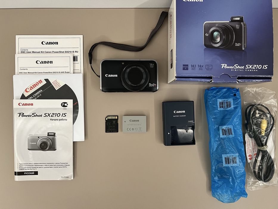 Canon SX210 IS як Новий!Повний комплект