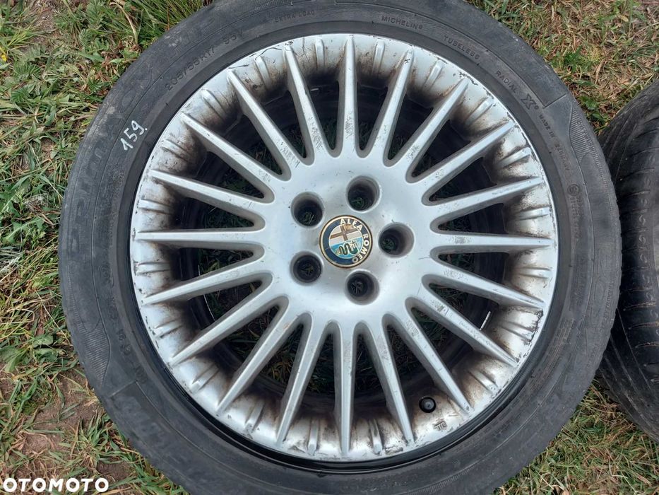 Koła, alufelgi 4 szt. Alfa 159 17 cali OE 5x110 7.5x17H2 ET 41